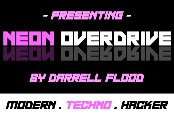 Neon Overdrive font